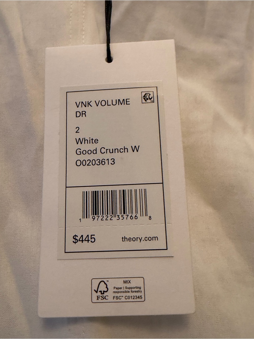 Theory White Sleeveless Belted Formal Dress - Picture 3 of 3